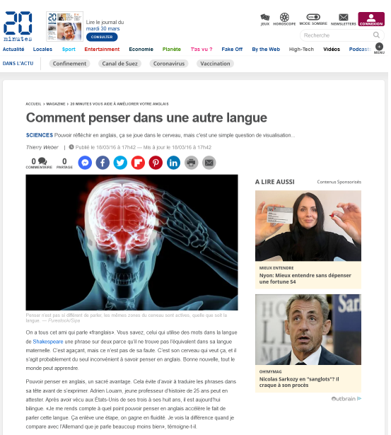 couverture-article-20minutes-methode-corbisier méthode corbisier article 20 minutes